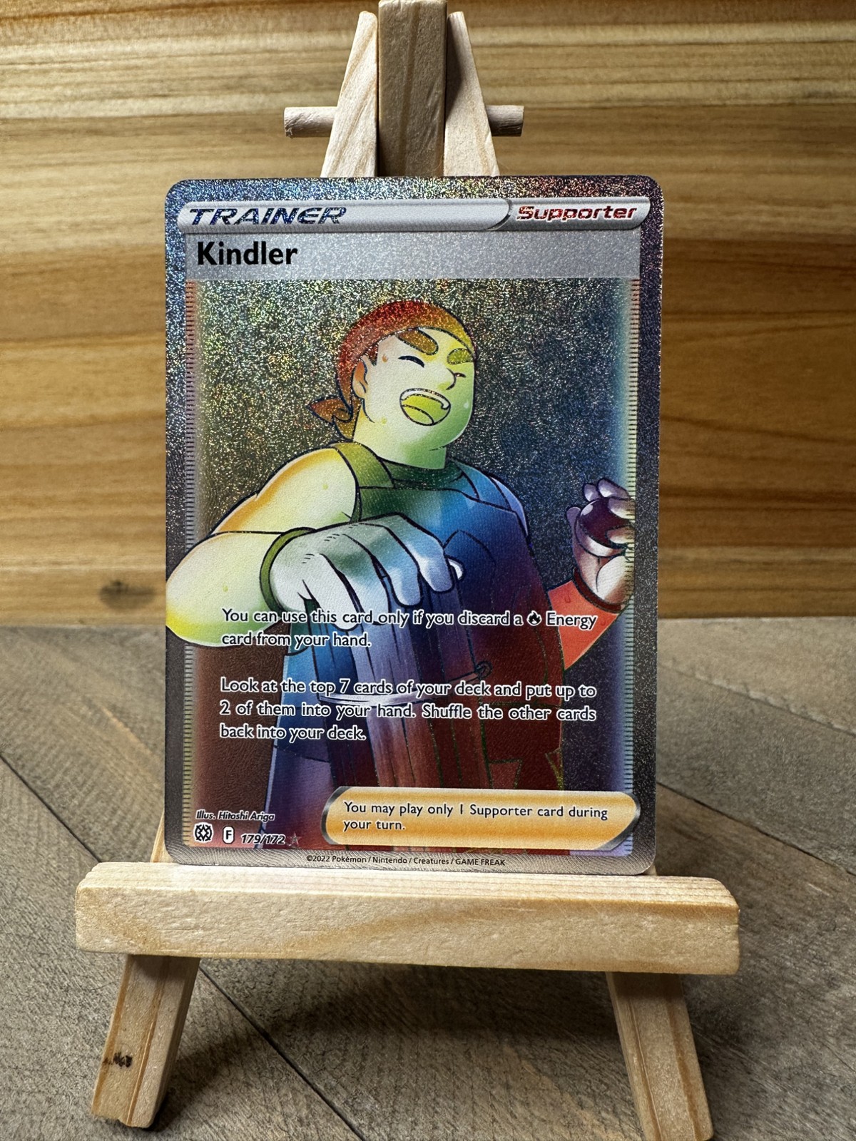 Pokemon SWSH09: Brilliant Stars Secret Rare,Holo Kindler (Secret) #179/172 NM