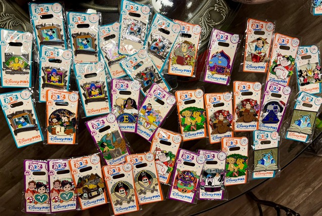 IN HAND A-2-Z Disney Pin Event Limited Pin UChoose Mystery Storybook Blocks