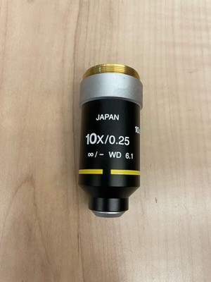 [EXC+5 mit getestet] Nikon CFI Plan Achromat 10x 0,25 Infinity Mikroskop...