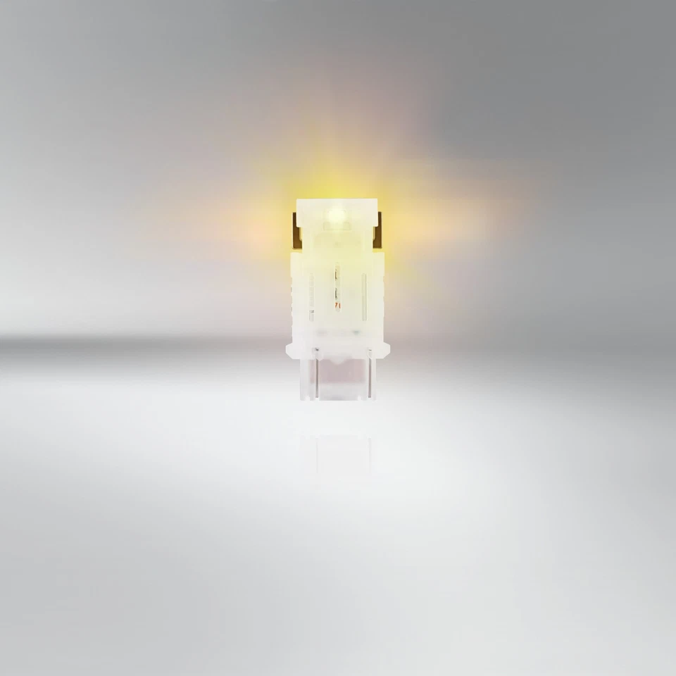 Osram P27/7W LED Amber Yellow Indicator Bulbs W2.5x16q 12v 1.7W 3157DYP-02B - Image 4 of 4