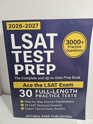 LSAT Test Prep: The Complete & Up-to-Date Prep Book with 30 Full-Length Tests