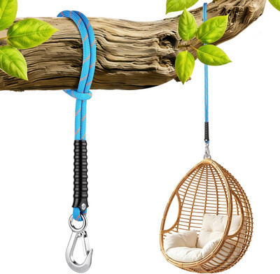 Schaukel Befestigung Seil 60cm,Hängematte Aufhängung Seil, Baum Hängesessel Balk