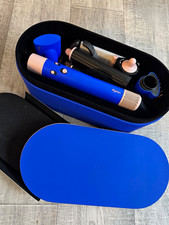 Dyson Airwrap Set Haarstyler blau/kupfer mit Aufbewahrungsbox & Aufsätze