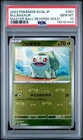 2023 POKEMON JPN SV2A-POKEMON 151 MASTER BALL REVERSE HOLO #001 BULBASAUR PSA 10