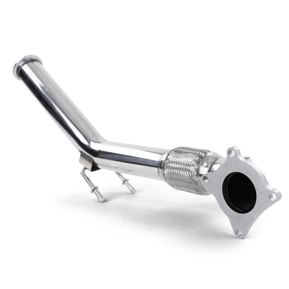 Downpipe racing acciaio inox per Audi A3 TT VW Golf 5 6 Jetta Scirocco Tiguan - Immagine 4 di 4