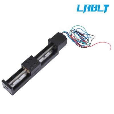 LABLT 1Pack Linear Stage Actuator 100mm Stroke with NEMA11 Stepper Motor DC 24V