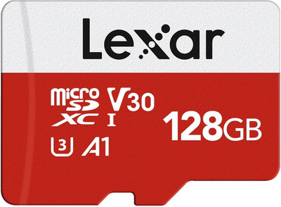 Lexar 128GB Micro SD Karte E Serie, microSDXC UHS-I Flash Speicher