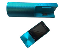 Sony Walkman NW-S313 4GB Blue Bluetooth MP3 Player w/Speaker Tested Used Japan