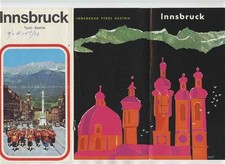 2 Innsbruck Tyrol Austria Brochures 1972 Photos Map