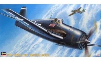 Hasegawa 1/48 US Navy Grumman F6F-5 Hellcat Pacific Aces Bausatz JT126 09186 13+
