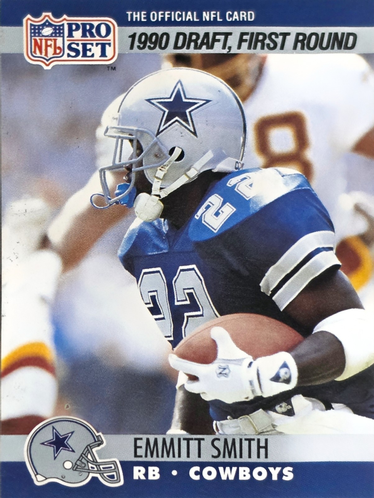 1990 Pro Set - Draft Emmitt Smith #685 (RC)
