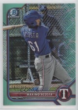 2022 Bowman Chrome Prospects Mega Box Aqua Mojo Refractor /225 Maximo Acosta po7