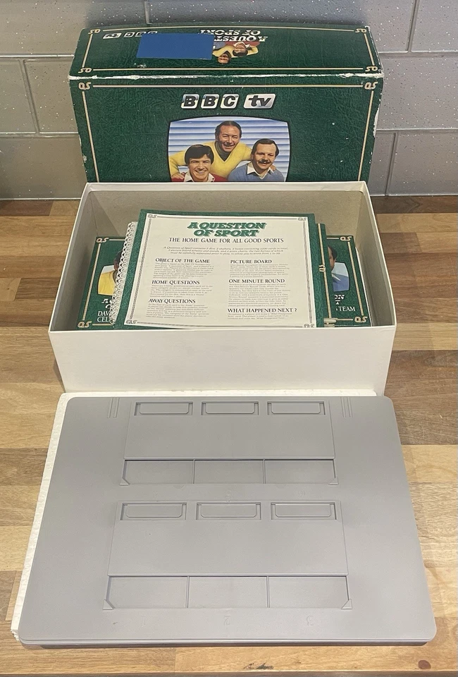 Rare BBC A Question of Sport Board Game 1986 Rare Rookie Cards Mike Tyson Senna  - Image 4 of 4