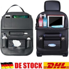Auto R&uuml;ckenlehnentasche R&uuml;cksitz Tasche R&uuml;cklehne Schutz Organizer Klapptisch DE