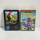 Golf & NES Play Action Football - NES (Near CIB)