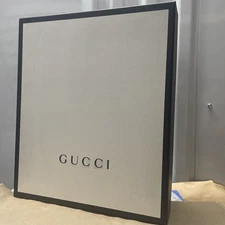 Authentic Gucci Italy Box - Empty - Gift Box - Black & White - 14 x 12 x 4”