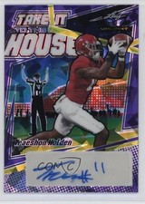 2022 Leaf Valiant Purple Crystals 1/10 Traeshon Holden #TH-TH1 Auto 1gt6