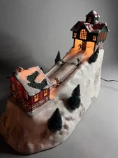 Mr. Christmas Alpine Ski Hill St. Nicholas Square  Vintage Village Collection