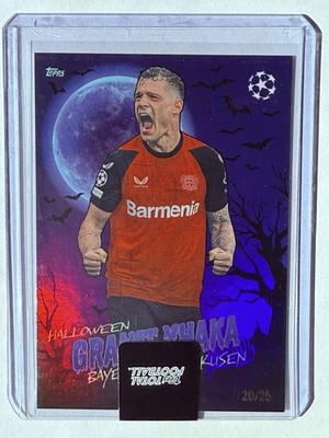 Granit Xhaka /25 SEALED Topps Total Football Halloween SSP