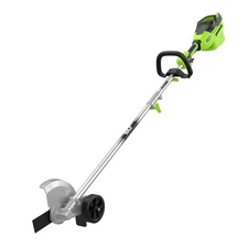 Greenworks 60V Edger with 8" Steel Blade, Brushless Motor Equivalent to 27cc Gas