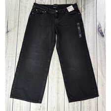 Aeropostale Women's 14S Super Low Rise Baggy Wide Leg NonStretch Jeans