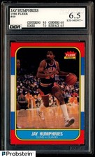 1986 Fleer Basketball #49 Jay Humphries Phoenix Suns DGA 6.5