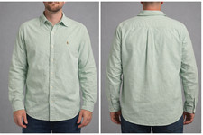 Ralph Lauren Shirt Men's Size Medium Color Mint Green Button Down
