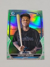 2023 Bowman Chrome Antony Peguero 1st Bowman Lunar Glow Refractor #BCP-62