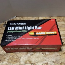 Back Roads Led Mini Light Bar 24 High Power Magnet Mount