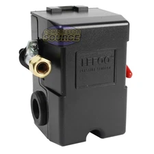 Heavy Duty 26 Amp Air Compressor Pressure Switch Control Valve 140-175 PSI