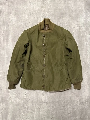 Vintage US Army M-1943 M-43 Liner Pile Field Jacket WWII Korea Military
