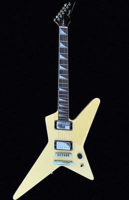 Firefly VX Star Electric Guitar Off Yellow Mahogany Body Maple Neck Rosewood