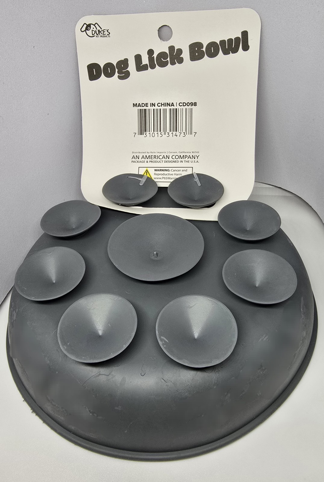 Silicone Dog Lick Bowl Slow Feeder with Suction Cups,assorted Colors