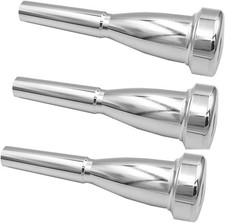 Trompeten Mundstücke 3er Set 3C 5C 7C Zubehör für Bach Silber