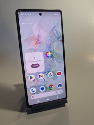 Pixel 6 - 256 GB - Unlocked - Sorta Seafoam - w/2 Cases - Option for GrapheneOS