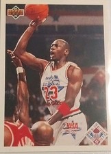 1991-92 Upper Deck Michael Jordan All-Star Checklist #48 NBA All-Star Team