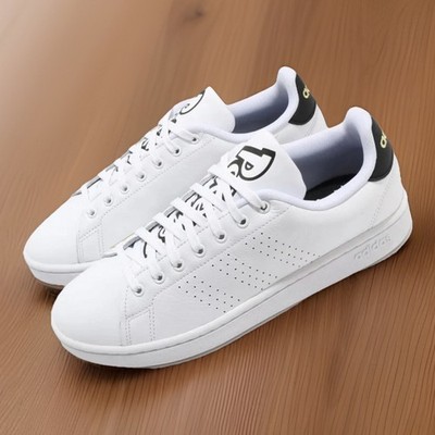 Adidas Advantage Pokemon GO Game Shoes Cloud White Mens Size 8.5 New Fast Ship