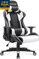 Gaming Chair, Office Chair High Back Computer Chair Leather Desk Chair Racing Ex