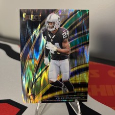 2025 Panini Select - Charles Woodson Club Level Green & Yellow Shock Prizm #250