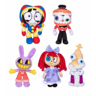 The Amazing Digital Circus Ultimate Fan Pack   Complete 5 Plush Cast + 5 Mystery