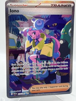 Iono 237/091 S&V Paldean Fates SIR Special Illustration Rare