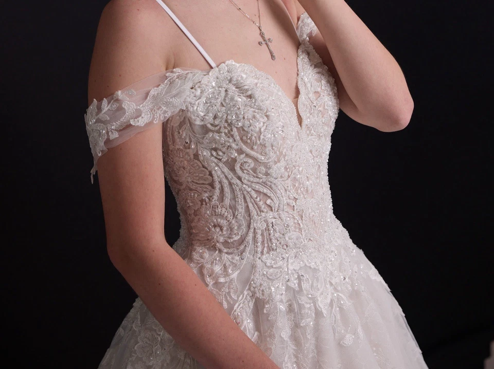 Vestido de novia para mujer Sophia Tolli talla 6 marfil Foto 4 de 4