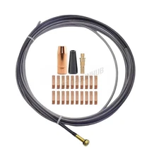 MIG GUN Tips Nozzle Diffuser Liner kit fits Lincoln Weld-Pak 100 125 155 Welder