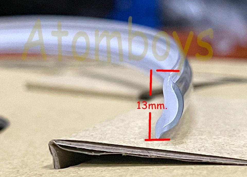 FOR Toyota corona mark 2 II RX20 REAR Windshield Mould INSERT CHROME TRIM DECOR - Изображение 3 из 4