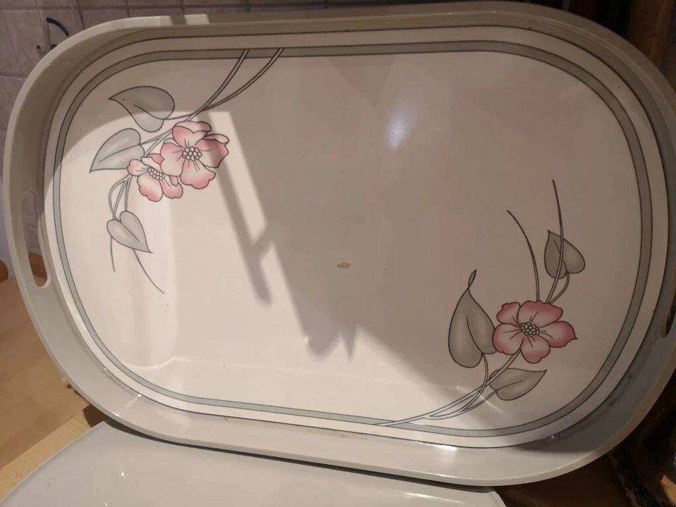 Tablett Emsa 49x36,5 Oval, Serviertablett Vintage