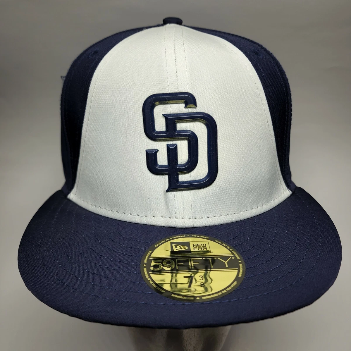 San Diego Padres Hat New Era 59Fifty Fitted Cap Size 7 3/8 Light Weight Rare