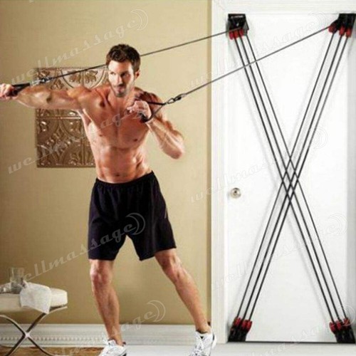 Tower 200 Door Gym Body TRX Workout Set By JAKE Strength Resistance Training OZ - Picture 7 of 12