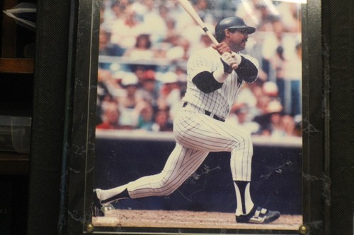 Reggie Jackson "Gerahmtes Foto mit Namensschild auf Plakette - Bild 2 von 13