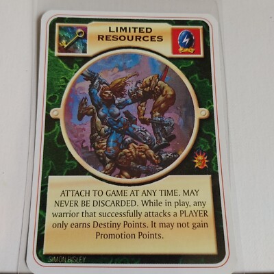 DOOMTROOPER CCG (GOLGOTHA)-- LIMITED RESOURCES --NM / MINT