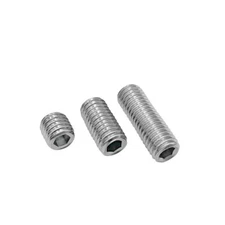 SS SOCKET SET GRUB SCREW CUP POINT Concave End ALLEN 1/4-20 UNC 5/16-18 304 